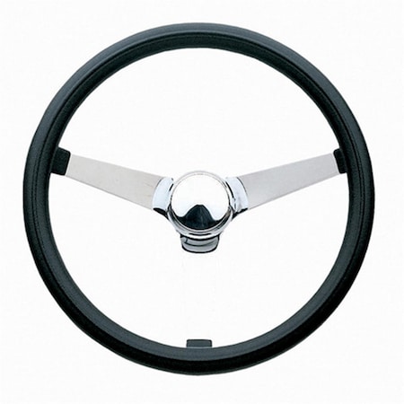 Newalthlete 830 13.5 in. Classic Series Retro Steering Wheel - Black NE3080234